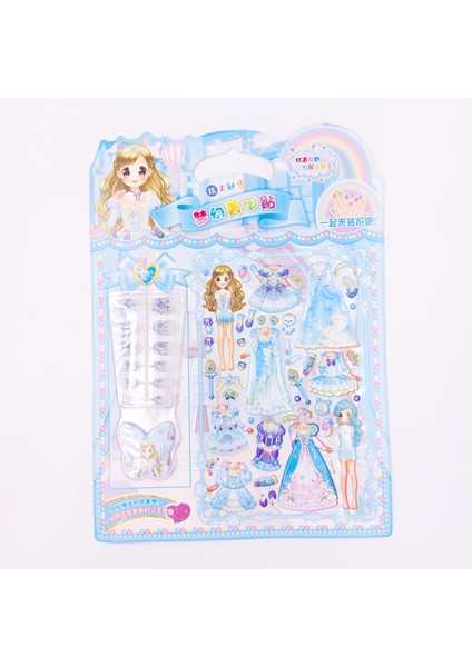 Kız çocuk Tırnak Ve Sticker Seti