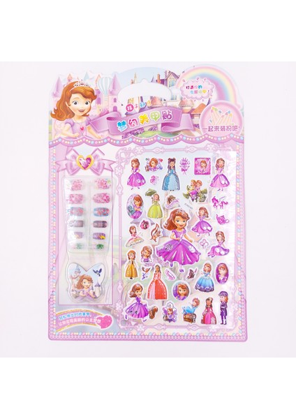 Prenses Sofia Tırnak Ve Sticker Seti