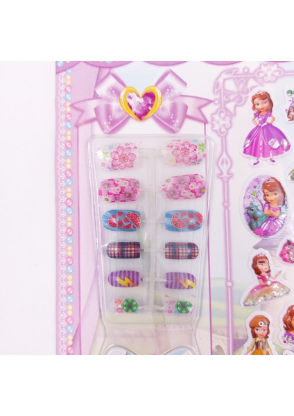 Prenses Sofia Tırnak Ve Sticker Seti modelleri