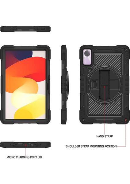 Pc Kontrast Silikon Tablet Kılıfı Xiaomi Redmi Pad Se Siyah (Yurt Dışından) fiyatları