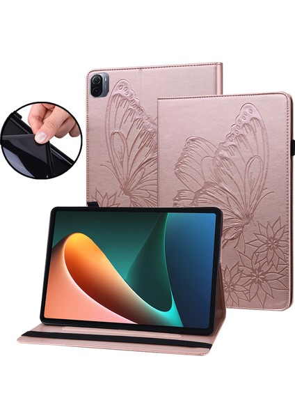 Xiaomi Pad 5 Pro Pembe Altın Için Büyük Deri Kılıf (Yurt Dışından) fiyatları