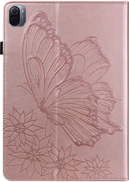 Xiaomi Pad 5 Pro Pembe Altın Için Büyük Deri Kılıf (Yurt Dışından) modelleri
