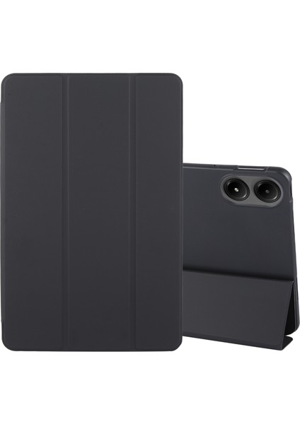 Xiaomi Redmi Pad Pro 12.1 Siyah Için 3 Katlı Deri Kılıf (Yurt Dışından)