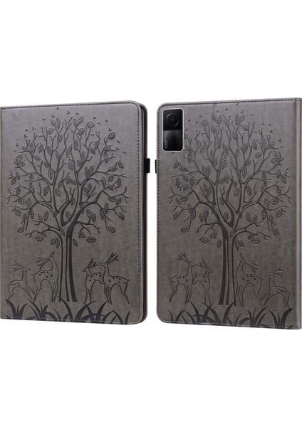 Ağaç ve Geyik Tablet Kılıfı Xiaomi Redmi Pad 10.61 2022 Gri (Yurt Dışından) fırsatları