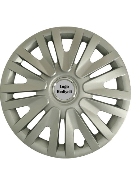 Skoda Fabia Uyumlu 4 Adet Kırılmaz Jant Kapağı 13" Inç (Logo Hediyeli)