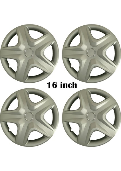 Ford Tourneo Connect Uyumlu 4 Adet Kırılmaz Jant Kapağı 16" Inç (Logo Hediyeli)