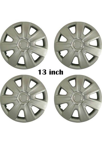 Ford Tourneo Connect Uyumlu 4 Adet Kırılmaz Jant Kapağı 13" Inç (Logo Hediyeli)