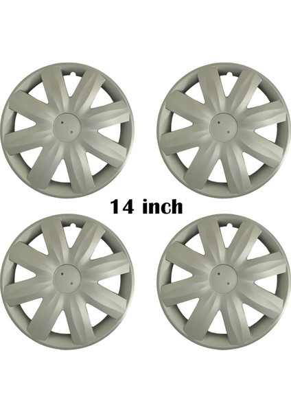Ford Tourneo Connect Uyumlu 4 Adet Kırılmaz Jant Kapağı 14" Inç (Logo Hediyeli)