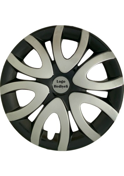 Dacia Duster Uyumlu 4 Adet Kırılmaz Jant Kapağı 15" Inç (Logo Hediyeli)