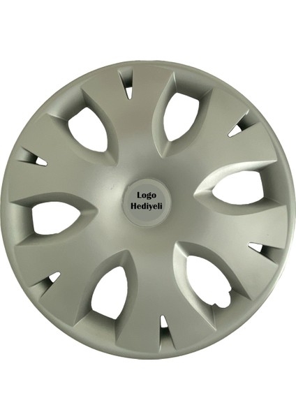 Dacia Duster Uyumlu 4 Adet Kırılmaz Jant Kapağı 15" Inç (Logo Hediyeli)