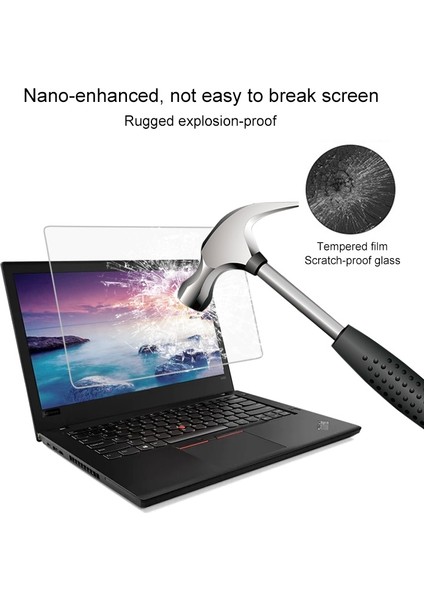 Lenovo Thinkpad Için Temperli Cam Film E485 14 Inç (Yurt Dışından)