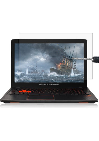 Asus Rog GL553VE Için Dizüstü Bilgisayar Ekran Hd Temperli Cam Film (Yurt Dışından)