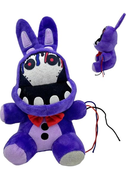 Boutiques Fnaf Solmuş Mor Tavşan Peluş Oyuncaklar, Fnaf Güvenlik Ihlali Bonnie Aşıklar Için Doldurulmuş Hayvan Peluş (Yurt Dışından)