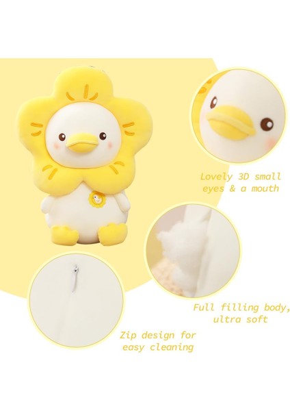 Boutiques Peluş Ördek Doldurulmuş Hayvanlar Yumuşak Sevimli Peluşlar Ördek Peluş Oyuncak Çocuklar Için Çiçek Şeyler Ördek, Pembe, 9.8 Inç (Yurt Dışından)
