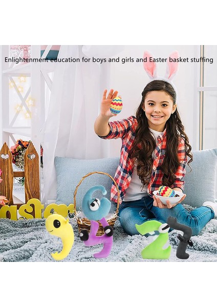 Boutiques Sayı Peluş Oyuncaklar - Shape Lore Peluş Çocuk - Erkek ve Kız Çocuklar Için Ilk Eğitim Alfabe Peluş - Erkek ve Kız Çocuklar Için Temel Hediyeler (7) (Yurt Dışından)
