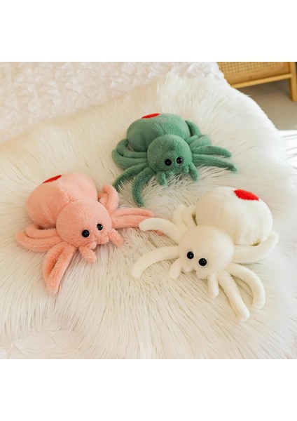 Boutiques Sevimli Atlayan Örümcek Peluş Oyuncak - 10 Peluş Örümcek Doldurulmuş Hayvan, Yumuşak Atmak Yastık Ev Dekorasyonu Yetişkinler Çocuklar Için Hediyeler Çocuklar (Pembe) (Yurt Dışından)
