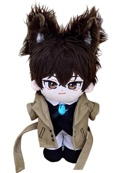 Sevimli Peluş Çocuk, 20 Cm/8 Inç Giydirme Çocuk, Anime Karakteri Yumuşak Doldurulmuş Çocuk, Anime Hayranları Için Koleksiyonluk Hediye (Dazai Osamu-B) (Yurt Dışından)