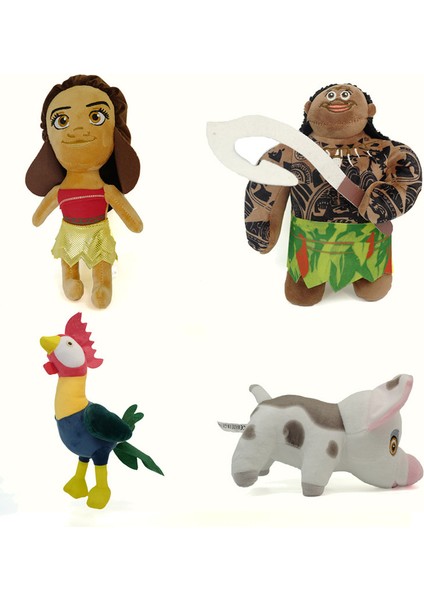 20CM Disney Film Prensesi Maui Moana Hei Pua Peluş Oyuncak Vaiana (Yurt Dışından)