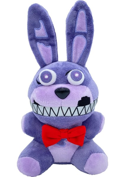 Kabus Bonnie Peluş Oyuncak, Fnaf Peluş Oyuncak, Fnaf Tüm Karakter Doldurulmuş Hayvan Çocuk Çocuk Hediye Koleksiyonu, 8(MOR Bonnie Tavşan) (Yurt Dışından)