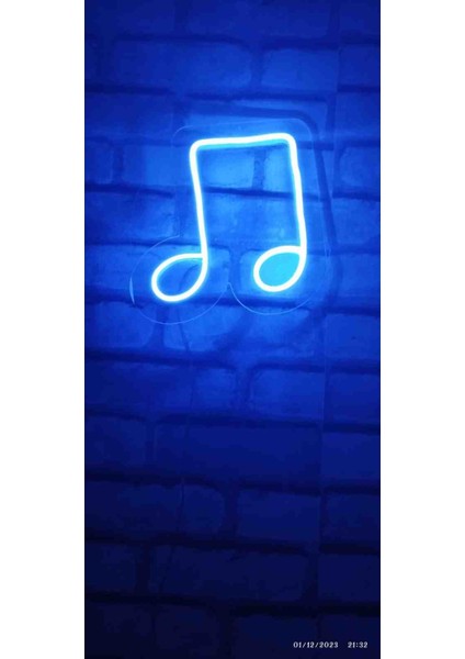 Nota Müzik Neon LED 12V Dekoratif Tasarim