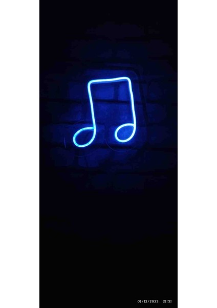Nota Müzik Neon LED 12V Dekoratif Tasarim modelleri