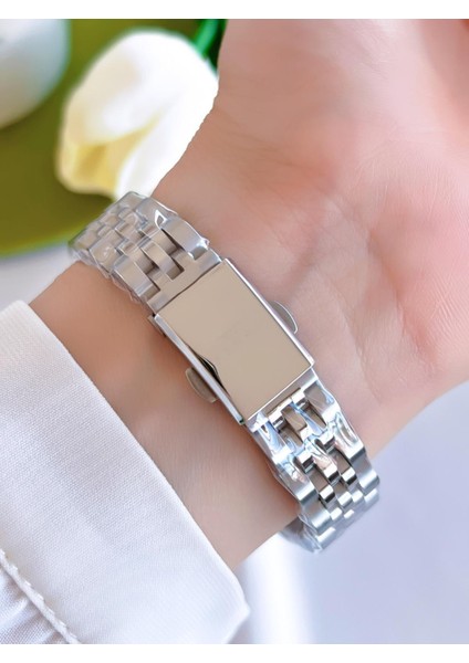 Çelik Kordon Iyon Kaplama Kasa 3 Atm Suya Dayanıklı Kadın Kol Saati+Bileklik EFL21519-YA modelleri