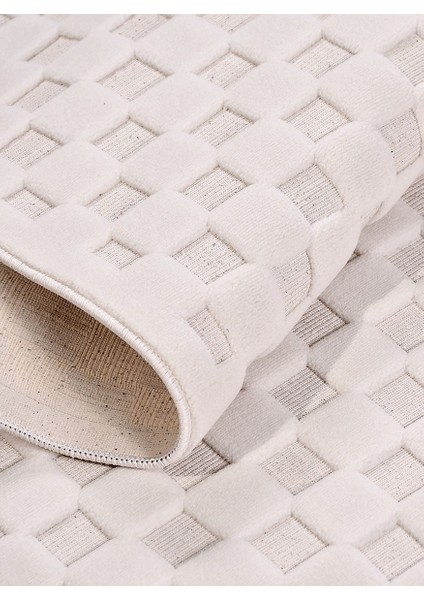 Heler Koleksiyonu HP04 Tozmaz Dekoratif Salon Antre Mutfak Balkon Özel Ölçü Halı Yolluk