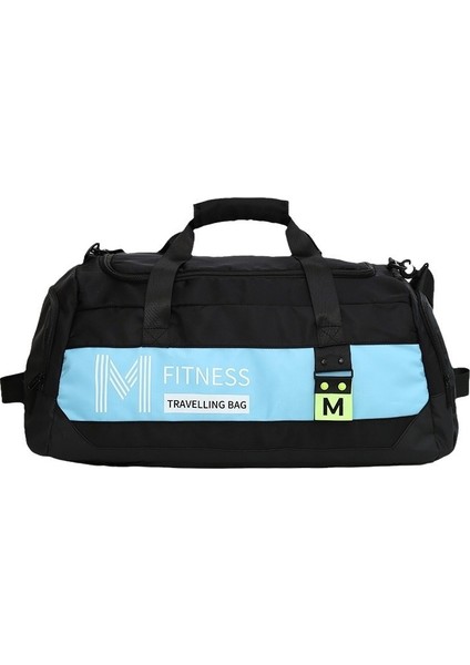 Büyük Kapasiteli Tek Omuz Seyahat Çantası Sırt Çantası Bağımsız Ayakkabı Bölmesi Kuru ve Islak Ayırma Yüzme Spor Spor Çantası Yoga Çantası (Yurt Dışından)