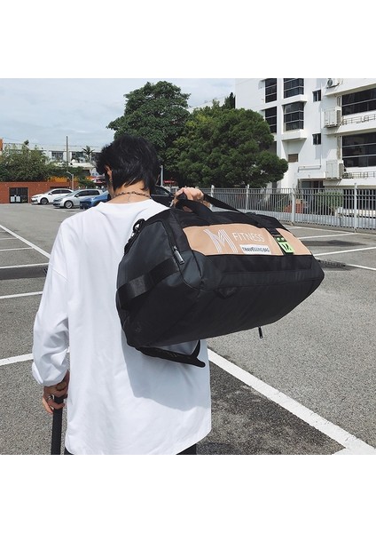 Büyük Kapasiteli Tek Omuz Seyahat Çantası Sırt Çantası Bağımsız Ayakkabı Bölmesi Kuru ve Islak Ayırma Yüzme Spor Spor Çantası Yoga Çantası (Yurt Dışından) fırsatları