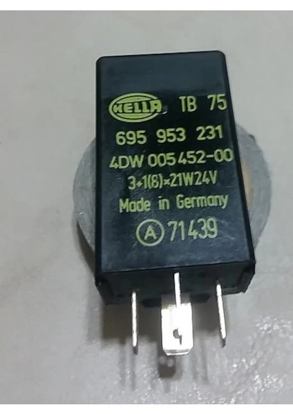 Hella 4Dw005452-00 24 V 4-Pin Man Mercedes Flaşör Rölesi