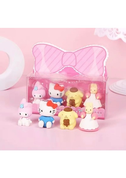 Kawai Sanrio  Karakterleri 4lü Silgi