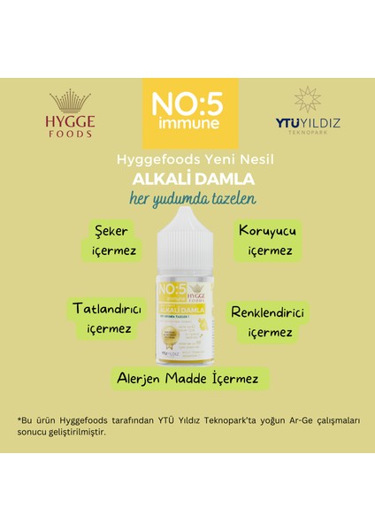Hyggefoods Yeni Nesil Alkali Damla No:5 Immune Yüksek Antioksidanlı Ph Arttırıcı Su Içmeye Yardımcı fırsatları