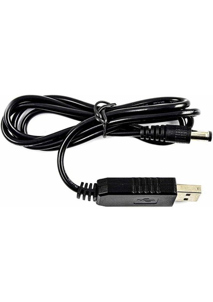 USB-Barrel Jack Voltaj Yükseltici (Giriş 5V - Çıkış 9V)