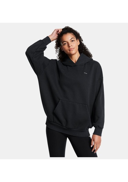 Kadın Ua Icon Heavyweight Fleece Oversized Kapüşonlu Üst 1386485-001