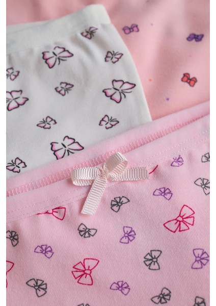 Kız Çocuk 5 Li Paket Kelebek Desenli Boxer Çok Renkli fiyatları