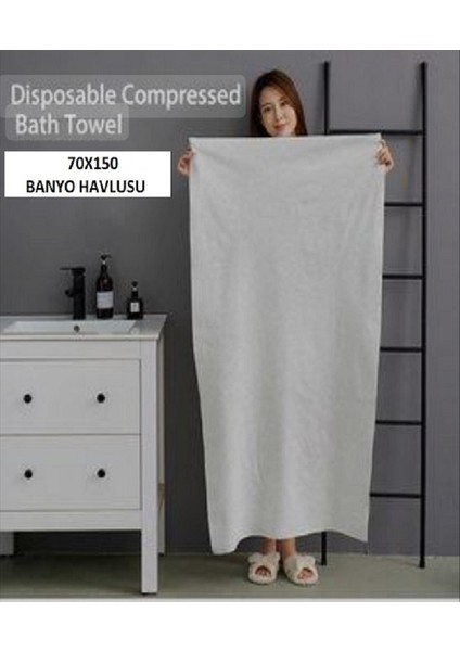 Tek Kullanımlık Banyo Havlusu Ultra Kalın (70X150) 10 Adet Poşetsiz