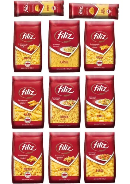 Filiz 11 Parça Ekonomik Makarna Paketi fiyatları