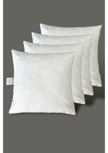 4 Adet Kaz Tüyü 45x45 Kırlent Premium Karışım 500 Gr %50 Kaz Tüyü % 50 Boncuk Elyaf