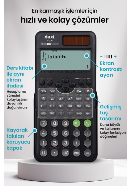 X-900 552 Fonksiyonlu Bilimsel Hesap Makinesi