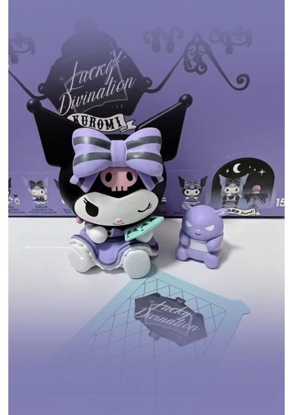 Sanrio Lisanslı Kuromi Şanslı Kehanet Serisi Sürpriz Figürlü Kutu Blind Box