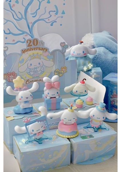 Sanrio Lisanslı Cinnamoroll Anahtarlıklı Sürpriz Figürlü Kutu Blind Box