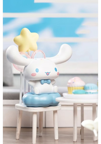 Sanrio Lisanslı Cinnamoroll Anahtarlıklı Sürpriz Figürlü Kutu Blind Box