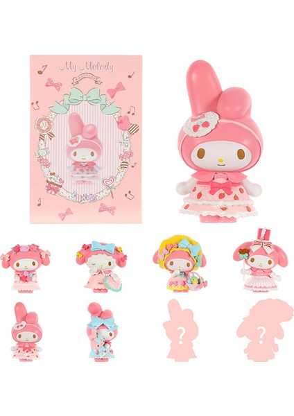 Sanrio Lisanslı My Melody Çay Partisi Serisi Sürpriz Figürlü Kutu Blind Box