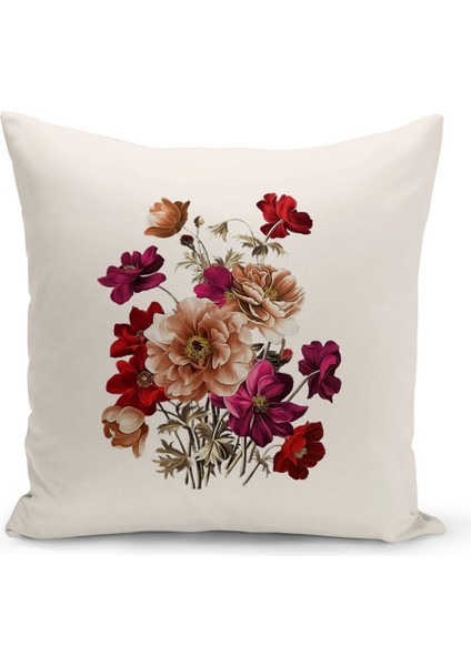 Flower/Vintage Serisi Çift Tarafı Dijital Baskılı 8'Li Kırlent Kılıfı Seti (Cushion Cover Set) fiyatları