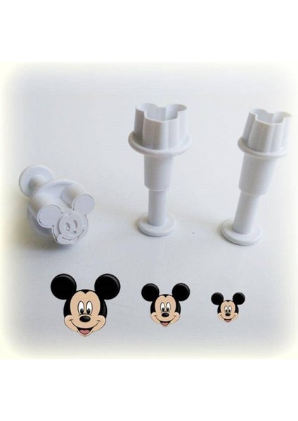 Mini Basmalı Kopat Mickey Mouse 3 Lü RP10418