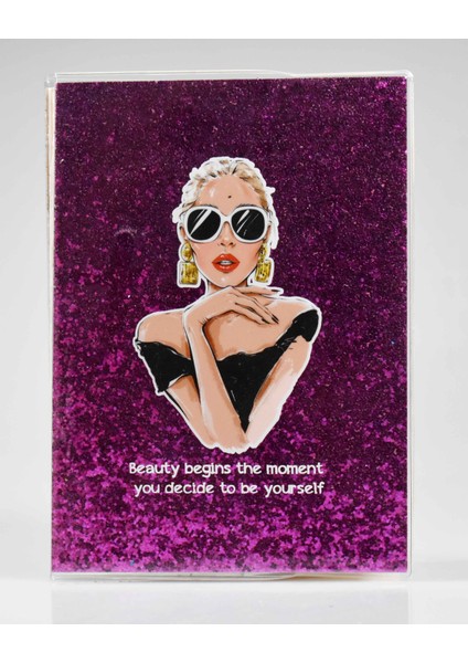 Beauty Mor Simli Defter