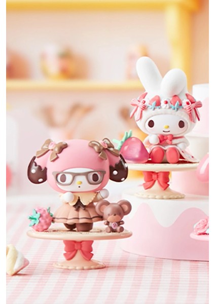 Sanrio Lisanslı My Melody Sürpriz Çay Saati Figürleri Kutu Blind Box