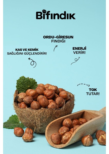 Tuzsuz Naturel Iç Fındık Büyük Boy Fındık Içi Çiğ %100 Taze Lezzetli 1.kalite Doypack 15 kg
