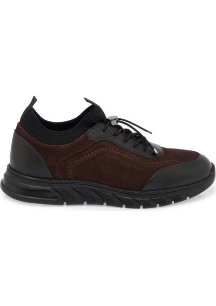 Kahve Hakiki Nubuk Deri Erkek Sneaker - E24S1AY56981-A39 modelleri