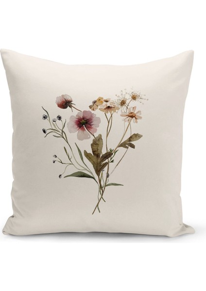 Flower/Vintage Serisi Çift Tarafı Dijital Baskılı 4'Lü Kırlent Kılıfı Seti (Cushion Cover Set) fiyatları